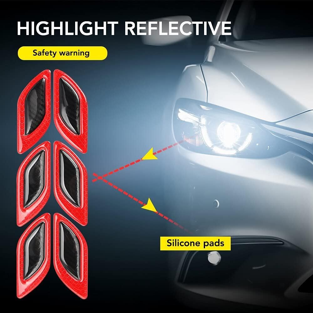 Carbon Fiber Graphic Car Reflective Sticker-Light