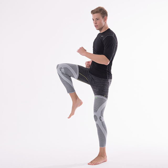 RageFrenzy Knitted Adjustable Compression Calf Knee Support Brace Leg Long Sleeve