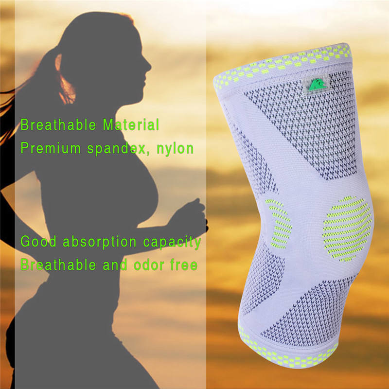 RageFrenzy Sports Knee Support with Gel Pad Adjustable Compression Knee Sleeve Brace