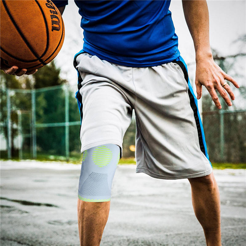 RageFrenzy Sports Knee Support with Gel Pad Adjustable Compression Knee Sleeve Brace