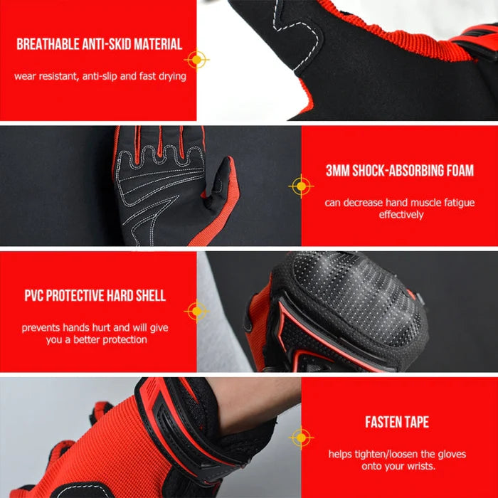 Boodun Bike Riding Men And Women Racing Breathable Anti-Fall Gloves