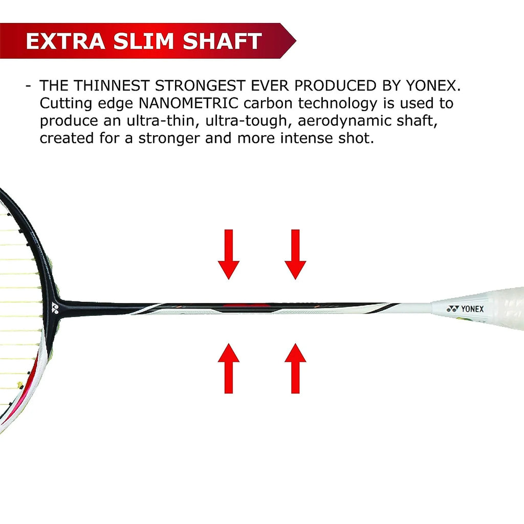 YONEX Duora Z Strike strung Badminton Racket-Pre Owned